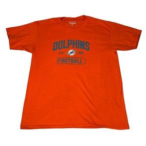 Miami Dolphins Shrit Mens Medium Orange 14 Ryan Fitzpatrick Short Sleeve Footbal